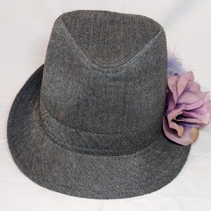 Denim Fedora style hat